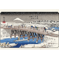 Nihonbashi Bridge in Snow
