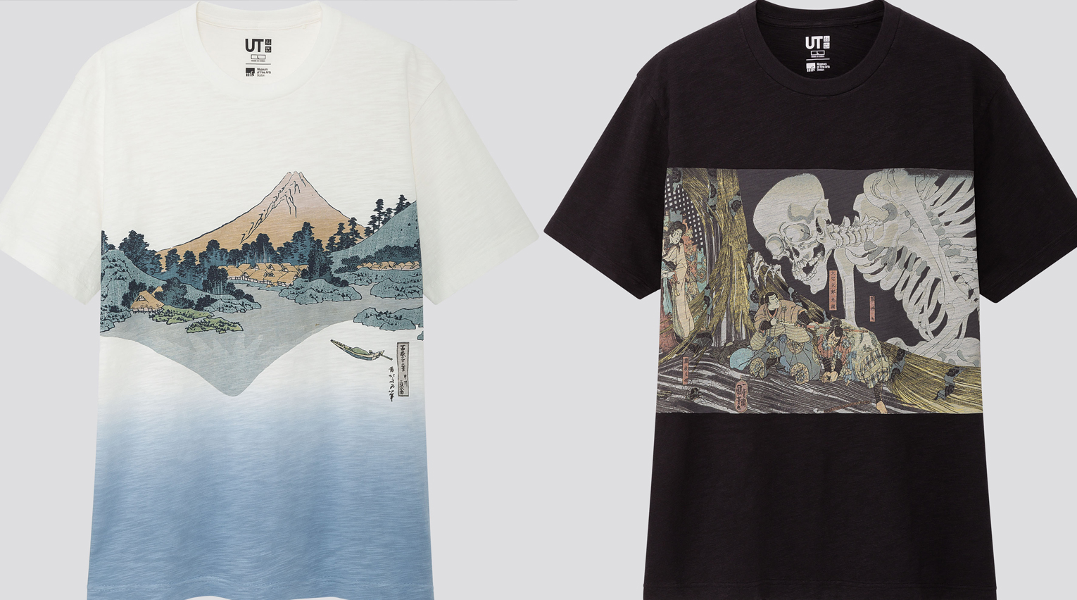 米・ボストン美術館所蔵の浮世絵の名品がユニクロのTシャツに