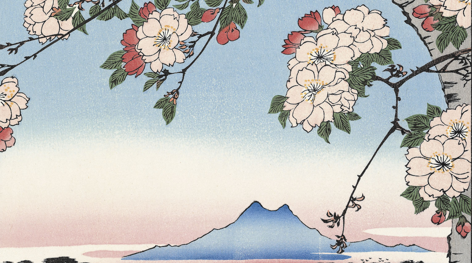 おうちでお花見 北斎 広重の浮世絵で楽しむ桜 北斎今昔 もっと知りたい 浮世絵の 今 と むかし