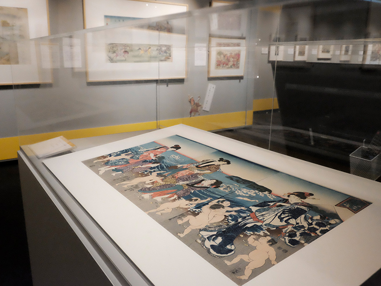 ふたつの国の民衆が愛した木版画 中国年画と日本の浮世絵の展覧会「珠 